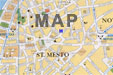 map with prague hostel tyn location