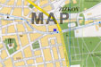 map with prague hotel olsanka location