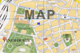 map with prague hostel pension 15 location