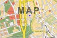 map with prague hotel kettner location