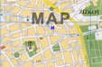 map with prague hotel golden city location