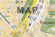 map with prague hostel vesta location