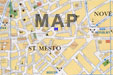 map with prague hotel cerny slon location