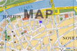 map with prague hotel casa marcello location