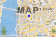 map with prague hotel dum u krale jiriho location