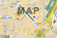map with prague hotel elysee location