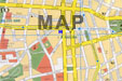 map with prague hotel legie location