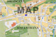 map with prague pension dum u tri houslicek location